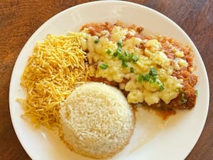 Executivo de Parmegiana de Filé de Frango com Arroz e Batata Palha