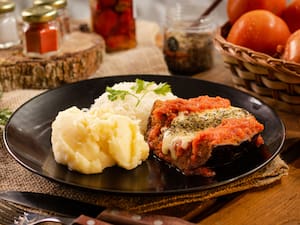Beringela a Parmegiana