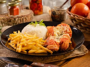 Linguiça Toscana a Parmegiana